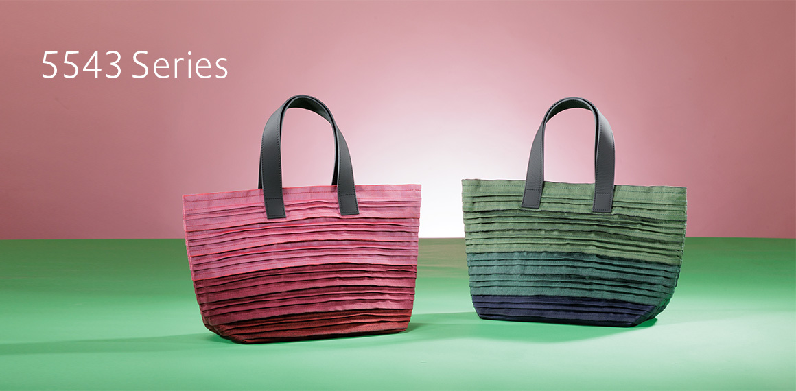 3色グラデーションの畳縁バッグ 5543 Series
