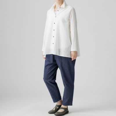 水玉模様刺繍のブラウス374-03 Series