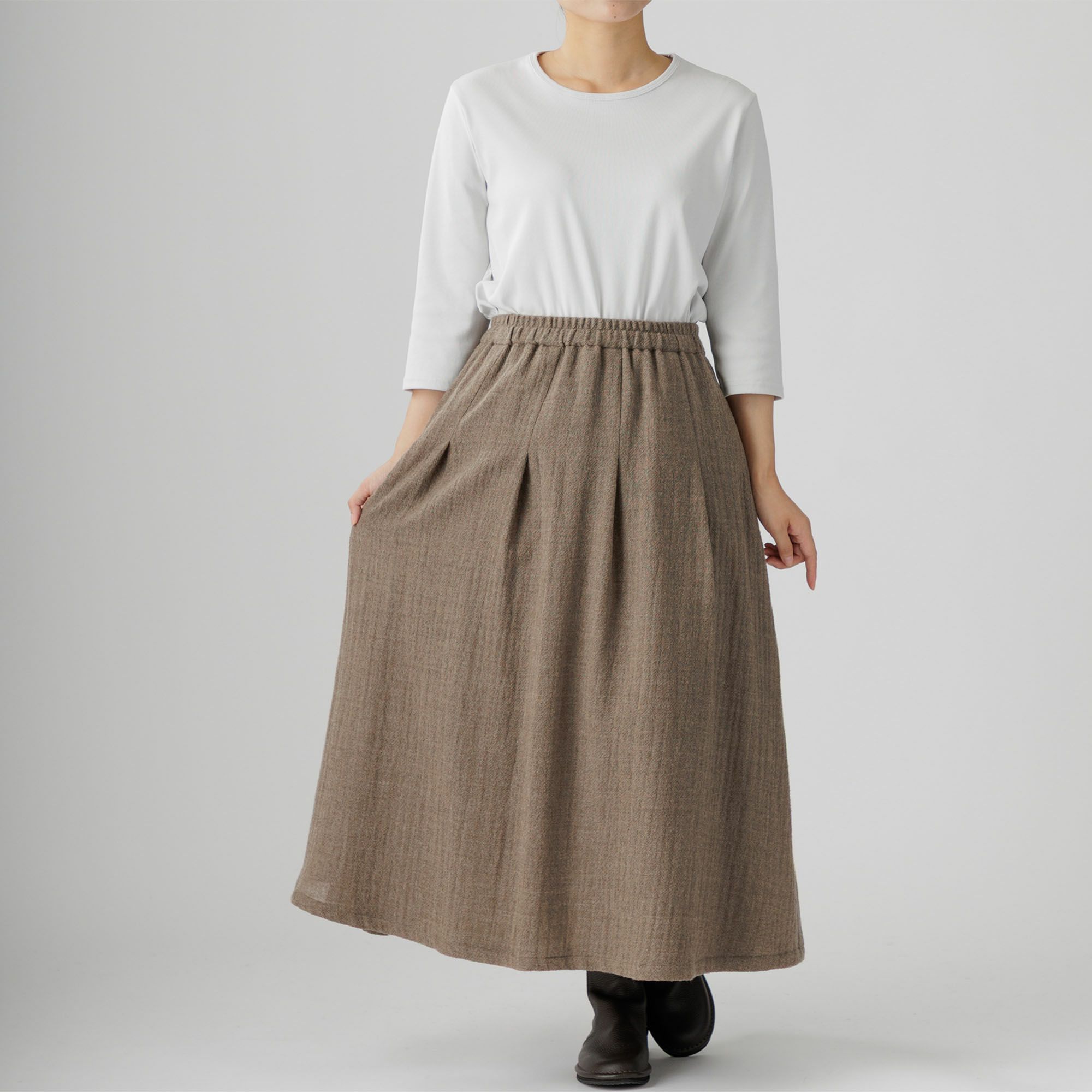 ウールガーゼAラインスカート 321-31 Series | かぐらやONLINE SHOP