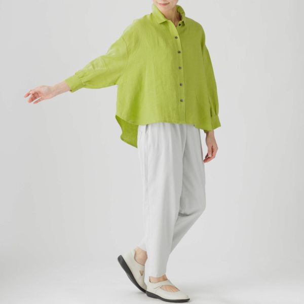 麻の後ろタックブラウス 445-11 Series | かぐらやONLINE SHOP