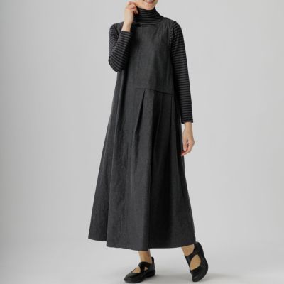 美品 KAGURAYA かぐらや 麻 リネン 100% チュニック ワンピース