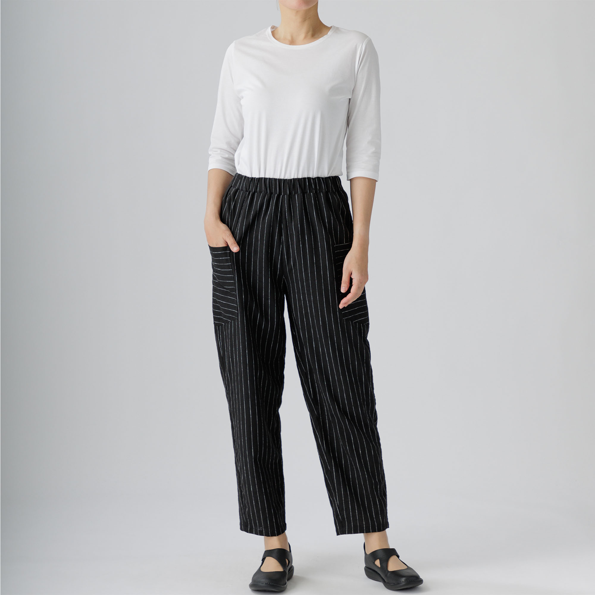 ストライプ柄ストレッチパンツ 402-03 Series | かぐらやONLINE SHOP