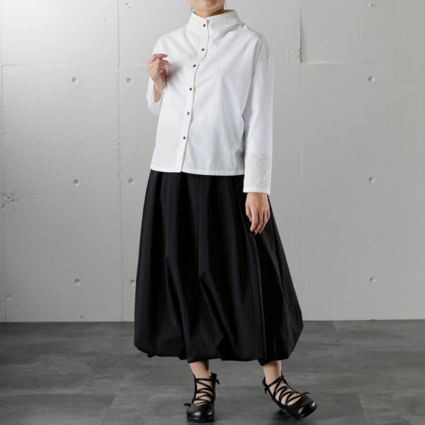 かぐらや　白いボトルネックブラウス　新品M 白いボトルネックブラウス 544-10 Series | かぐらやONLINE SHOP