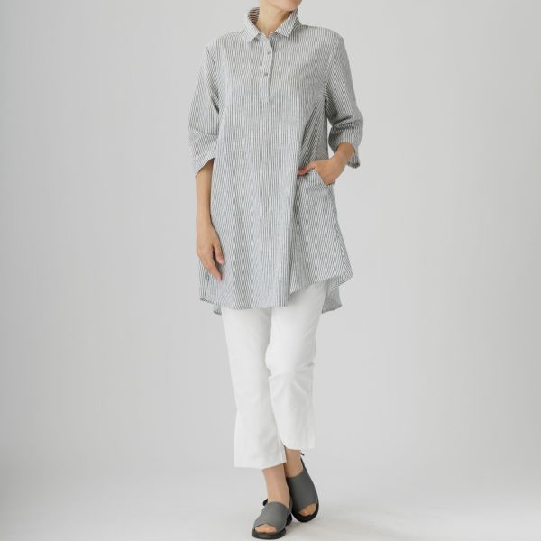KAGURAYA かぐらやチュニックシャツ ストライプチュニック 577-03 Series | かぐらやONLINE SHOP